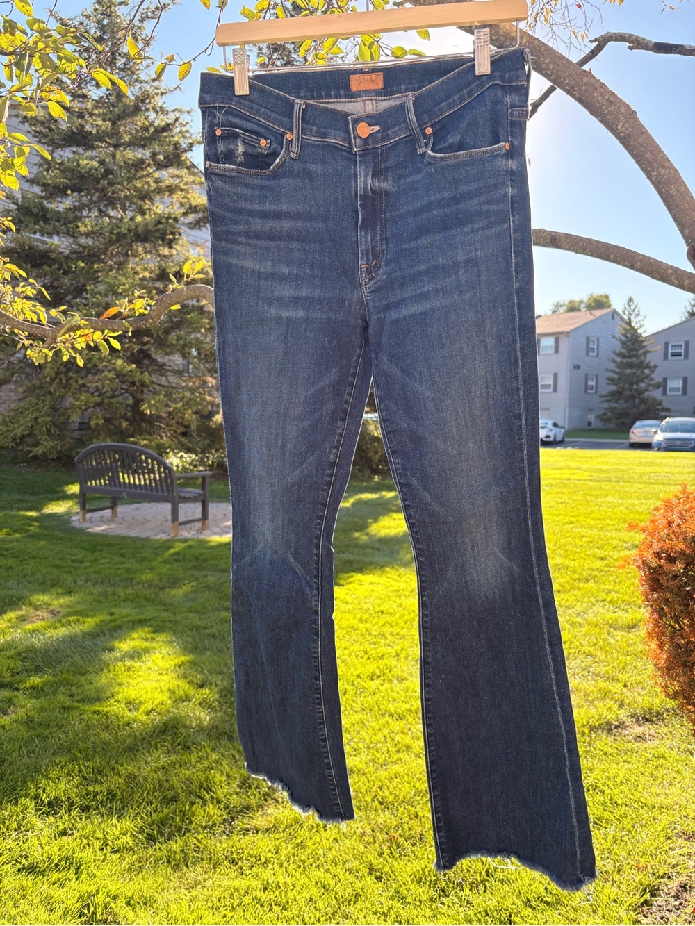 MOTHER Dark Blue Flare Jeans - VGUC